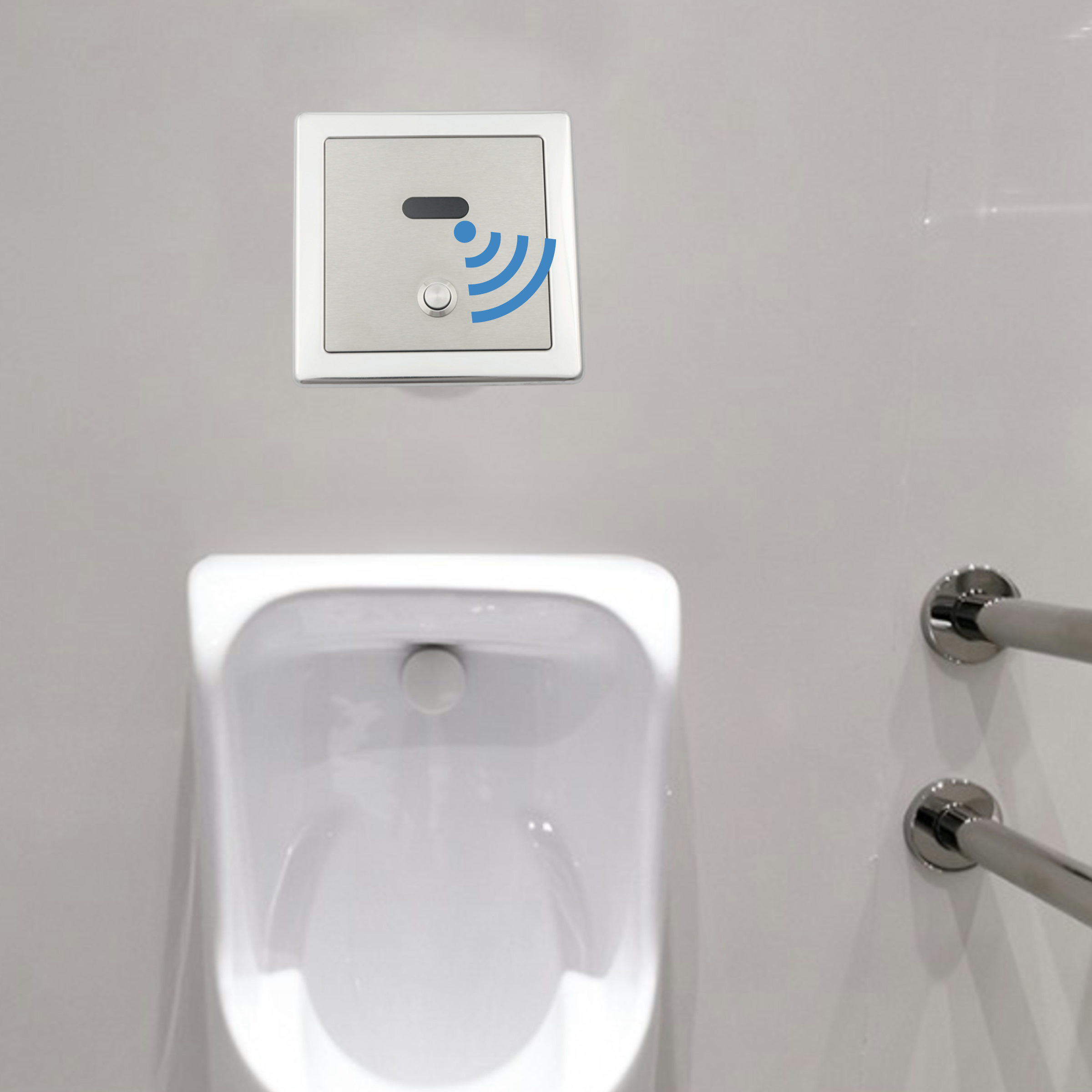 New energy-saving ceramic Urinal with concealed induction flush valve urinal sensor