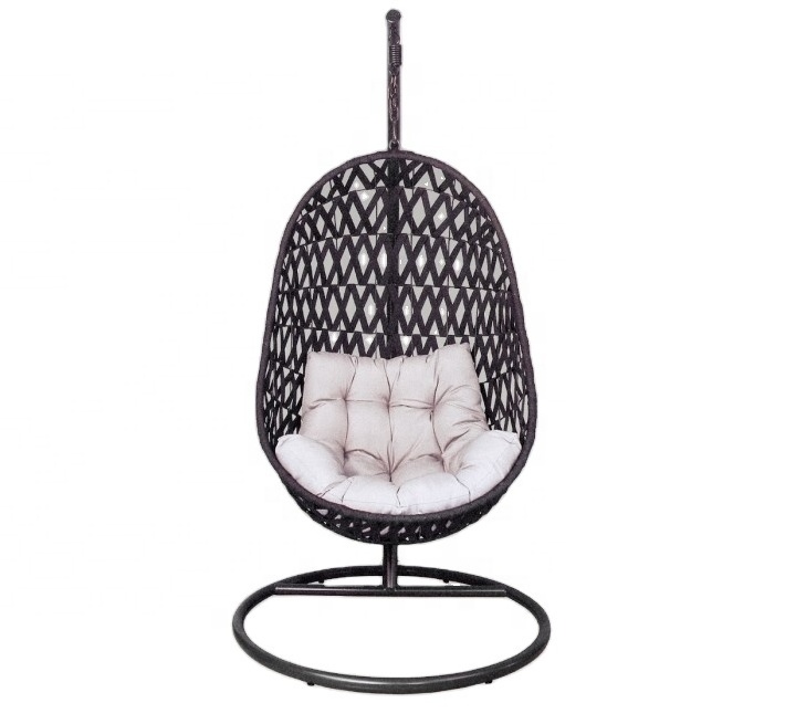 Garden Mesh Hanging Rope Swing Chair With Cushion And Hardware Kits Macrame String Macrame Swing Chair