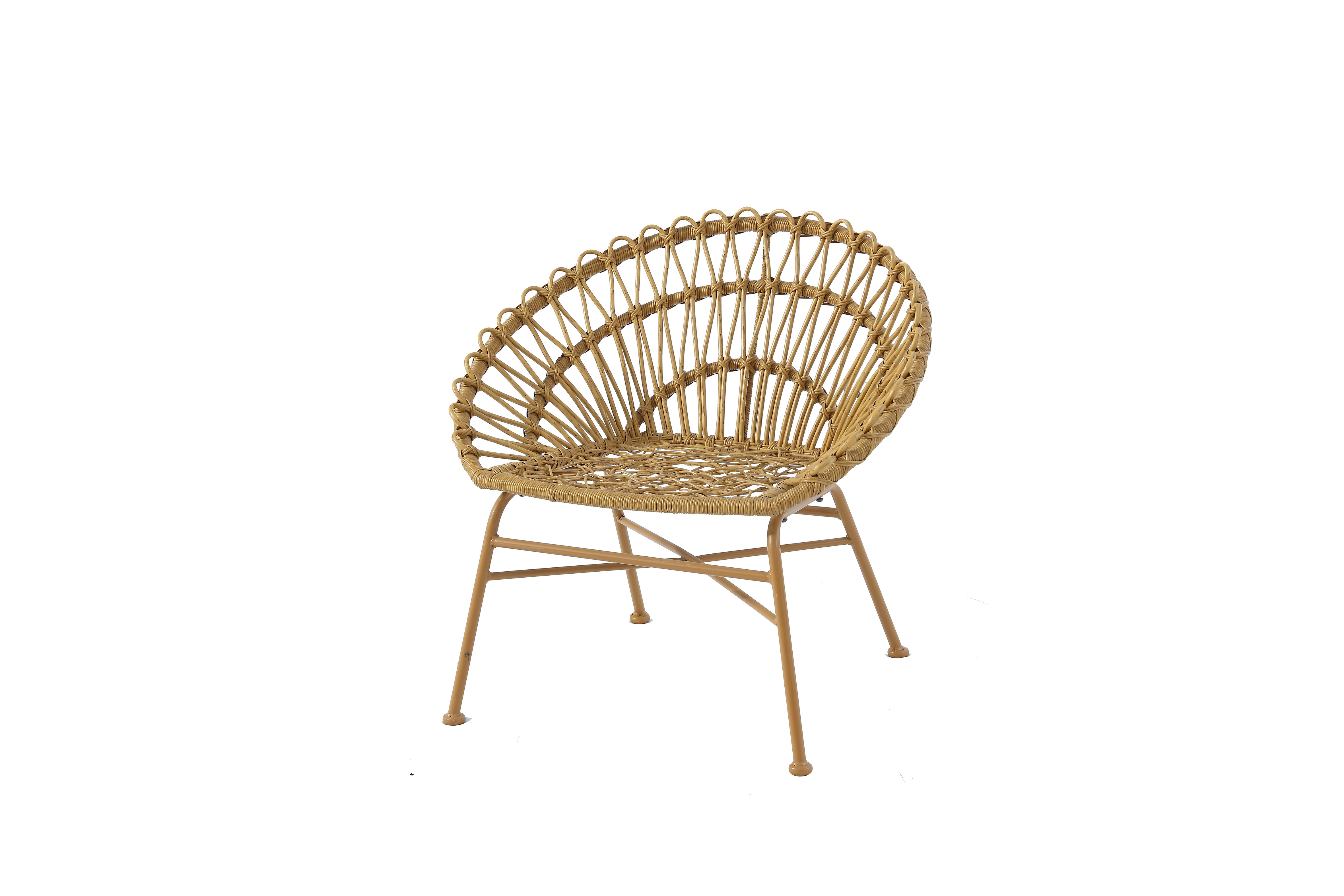 PE rattan wicker dining sets weatherproof dining coffee chair round table garden patio outdoor furniture