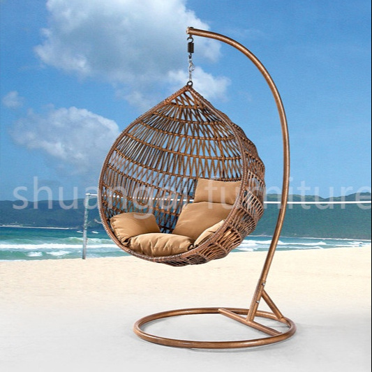 balcony Garden park living room Outdoor Hammocks Furniture Patio egg hanging swing chair footrest