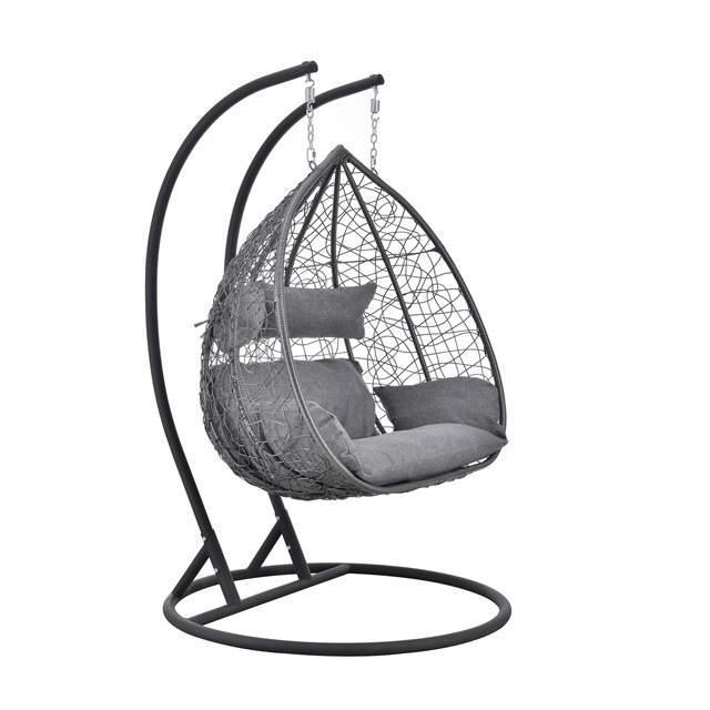 balcony Garden park living room Outdoor Hammocks Furniture egg Patio Swings hanging swing chair footrest