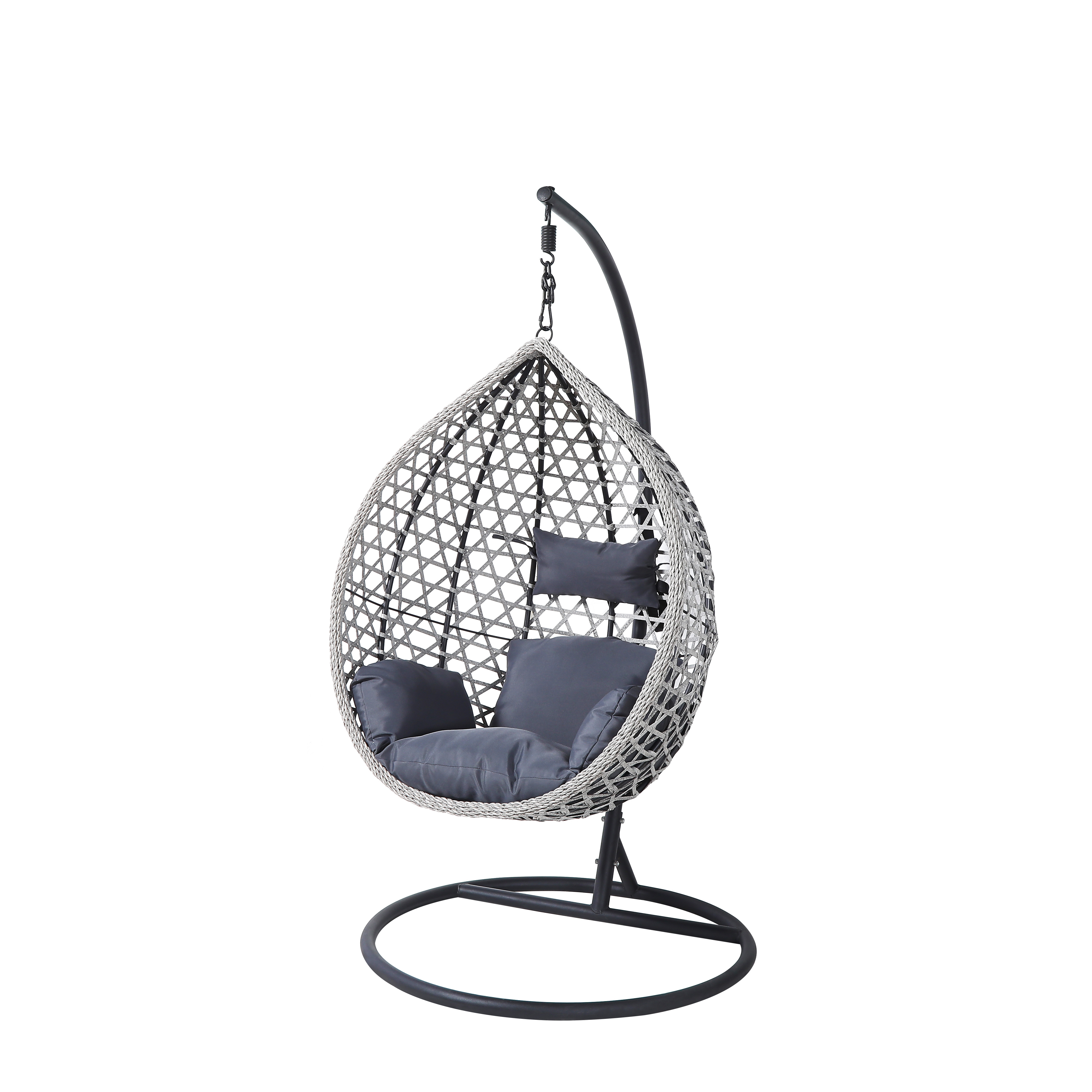 balcony Garden park living room Outdoor Hammocks Furniture egg Patio Swings hanging chair white