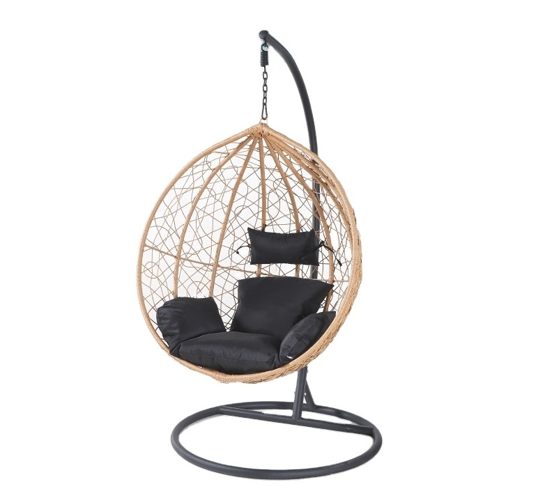 Hammock Chair With Stand Heavy-duty Hanging Chair Indoor Outdoor Sturdy Swing Chair With Stand