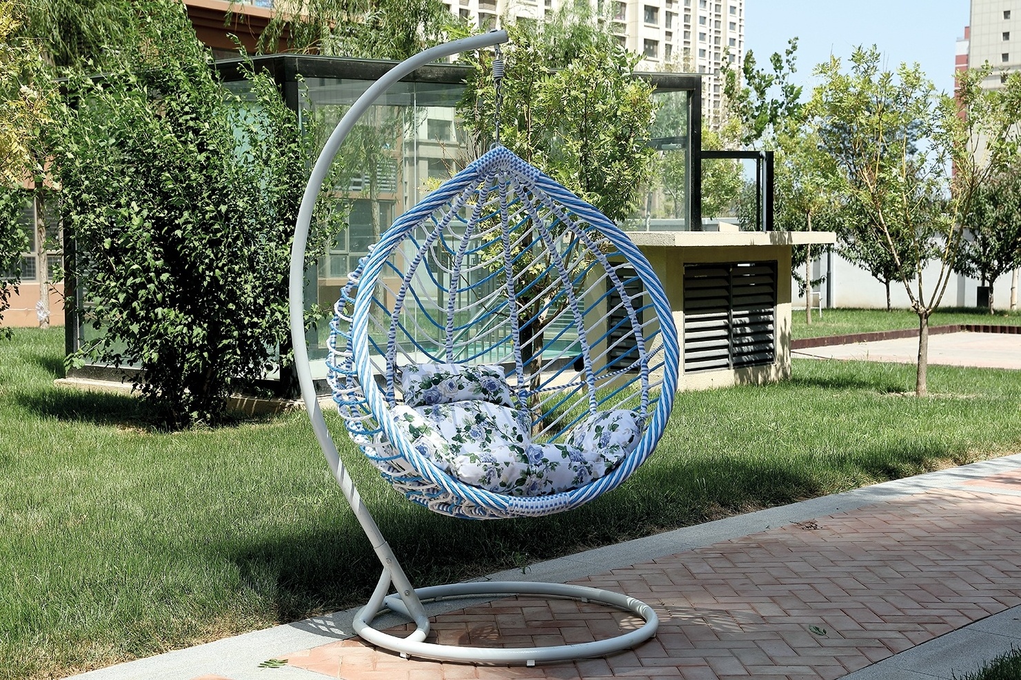 Contemporary Garden Furniture Durable Patio Swings Popular Adjustable Soft Eva Plastic Outdoor Children Hanging Belt Swing Seat