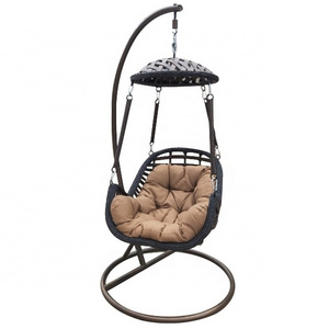 120kg Weight Supported Russia Imported Larch Wood Hammock Stand With Cotton And Polyester Hanging Chair For Home Garden Yard