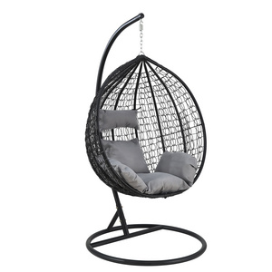 Swing Hammock Rope Outdoor Steel Basket Cover Egg Indoor Toddler Lazy Bird's Nest Black Hook Patio Swings Hanging Chair