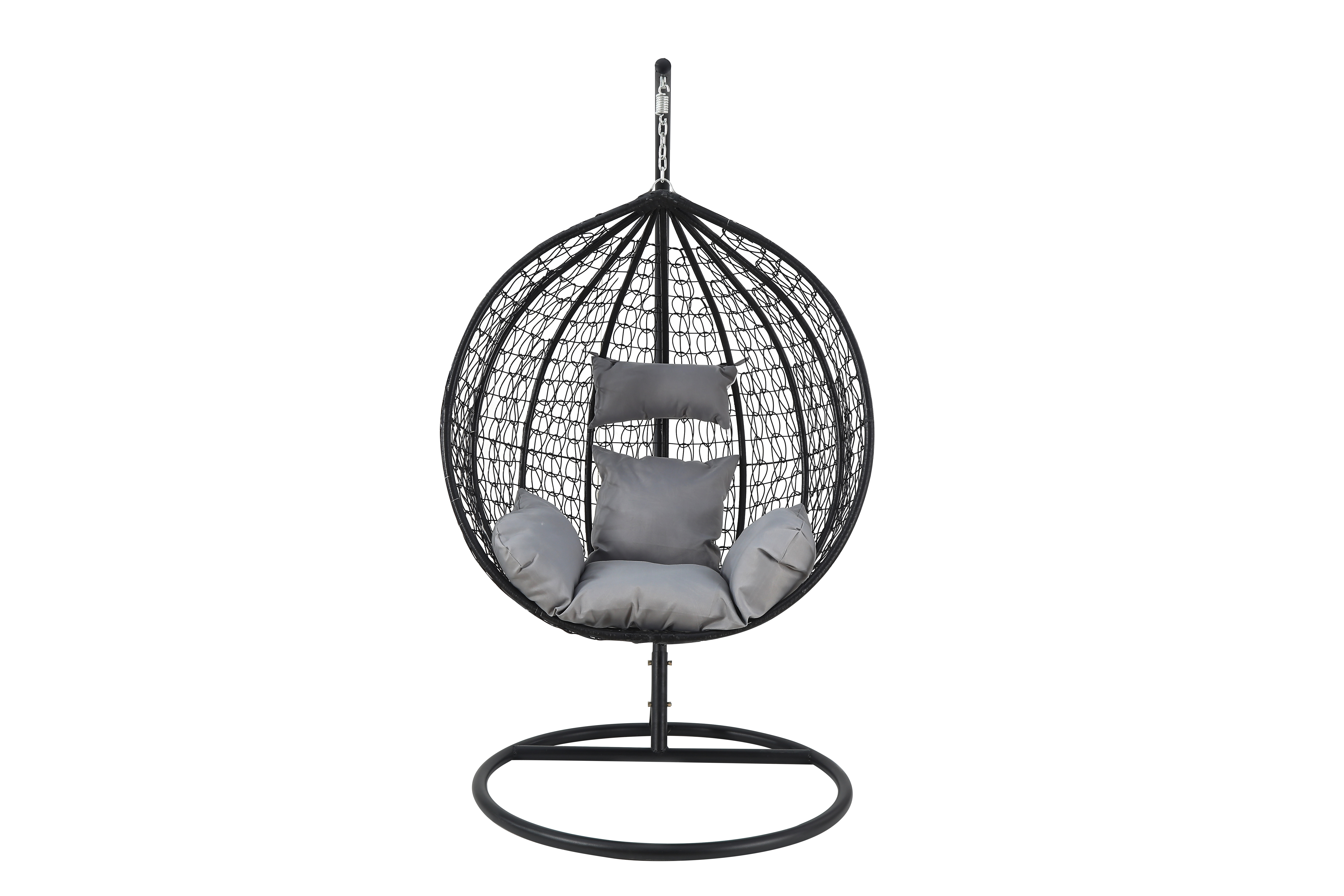 Swing Hammock Rope Outdoor Steel Basket Cover Egg Indoor Toddler Lazy Bird's Nest Black Hook Patio Swings Hanging Chair