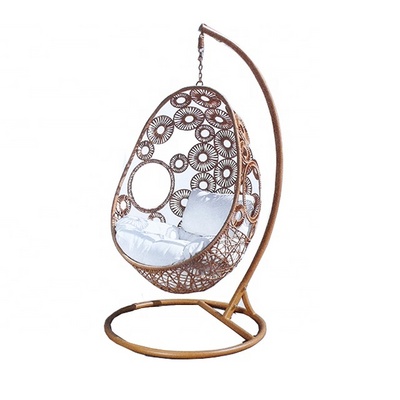 Macrame Patio Swings Hanging Indoor And Outdoor Rattan Garden Swing Chair Baby Egg Chair Swing