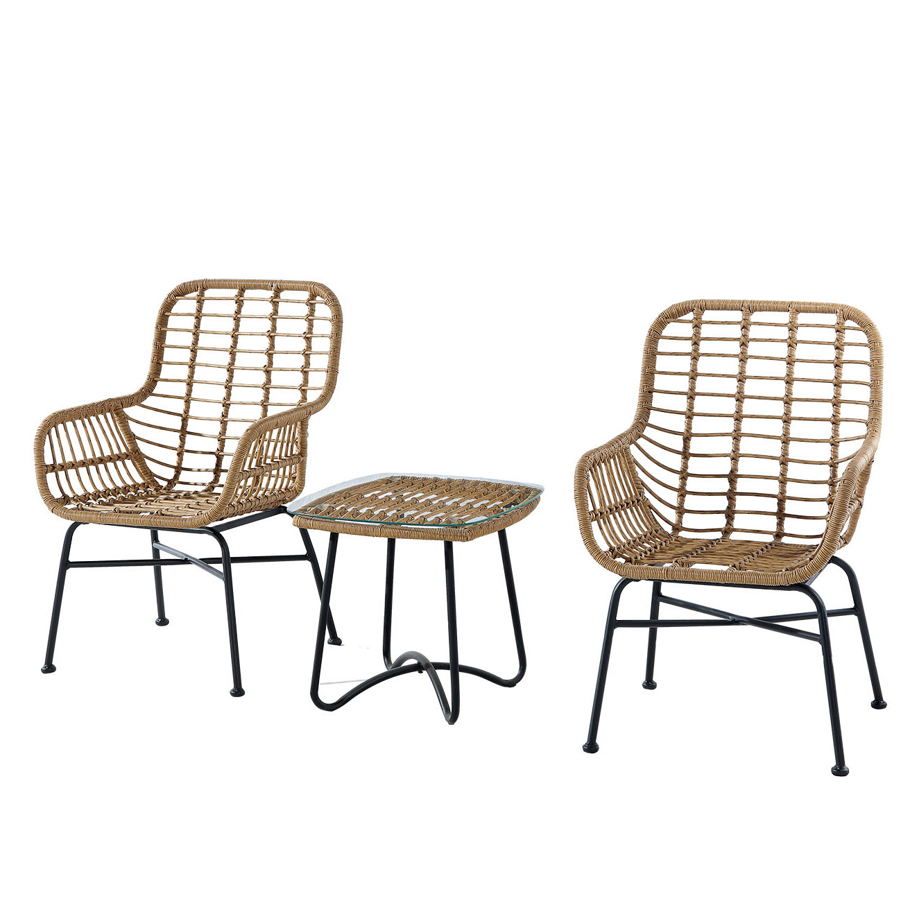 American Solid Wood Dining Chair Bjflamingo Fully Assembled Rattan Napoleon Chair