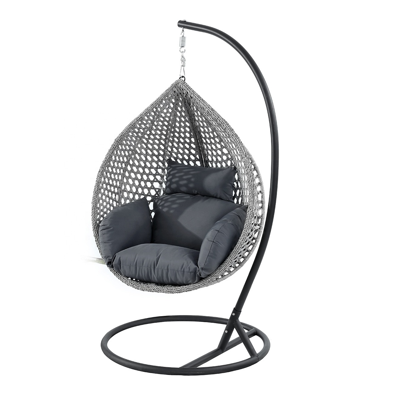 Hot-sell New Style Gold Swing Chair Hanging Chair,High-quality Metal Bubble Chair With Stand,Outdoor Hanging Chair For Bedroom