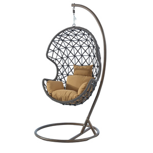 Cheap Price Indoor Outdoor Acrylic Modern Hanging Swing Chair Bamboo Patio Garden Rattan Wicker Egg Swing Clear Chair