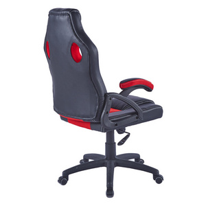 Ergonomics computer plastic PP PU leather mesh fabric gold iron metal leg boss arm swivel gaming desk and chair set