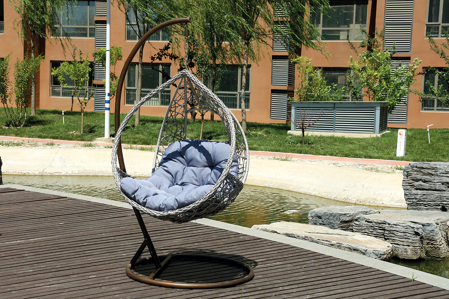 balcony Garden park living room Outdoor Hammocks Furniture Patio egg chair outdoor swing