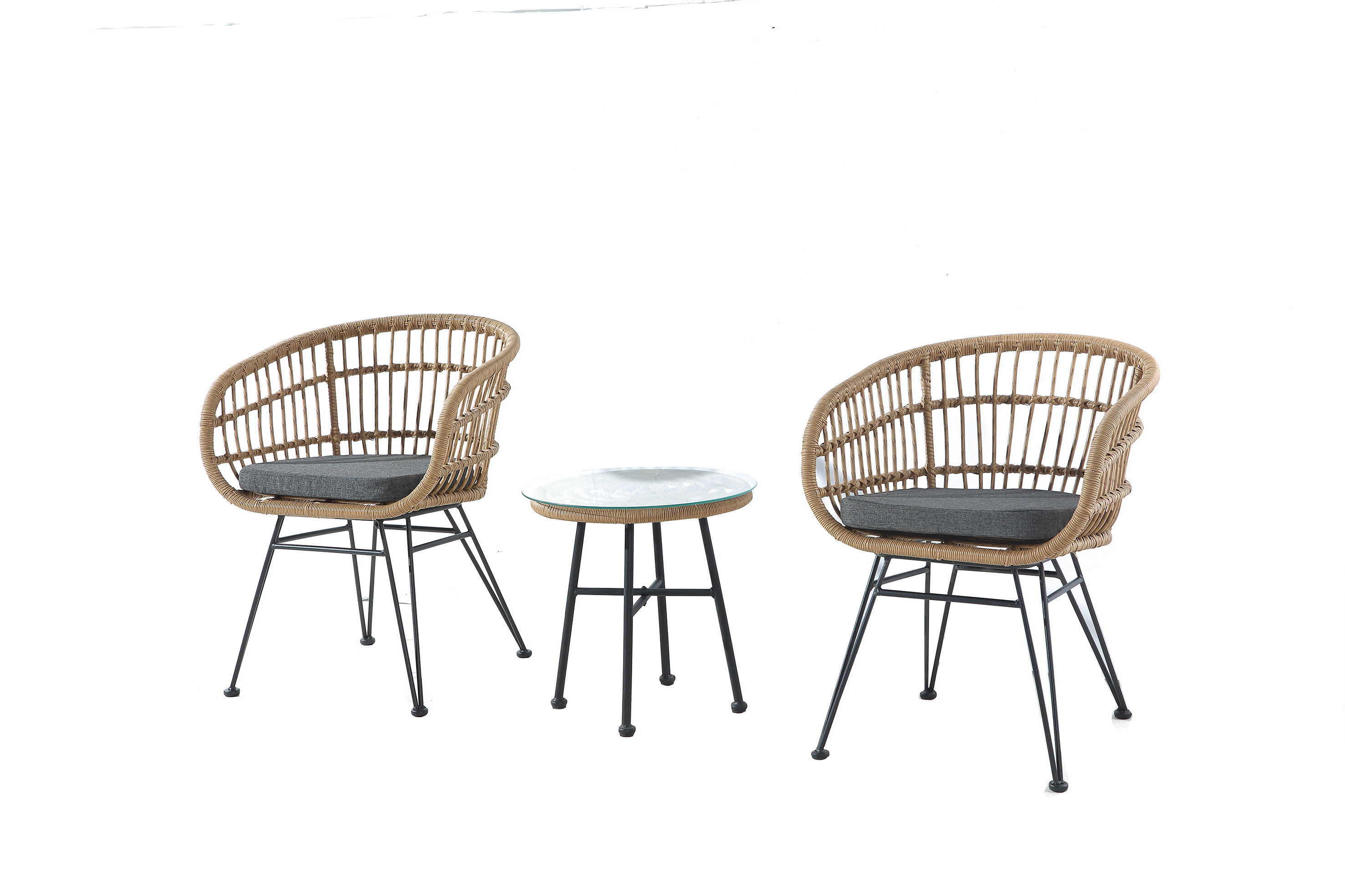 American Solid Wood Dining Chair Bjflamingo Fully Assembled Rattan Napoleon Chair