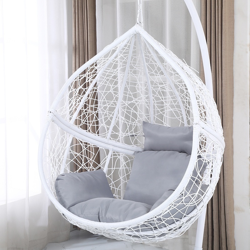 China Supplier Camping Portable Tassel Polycotton Hanging Swing Chair Hammock Stand With Rope Hammock Stand