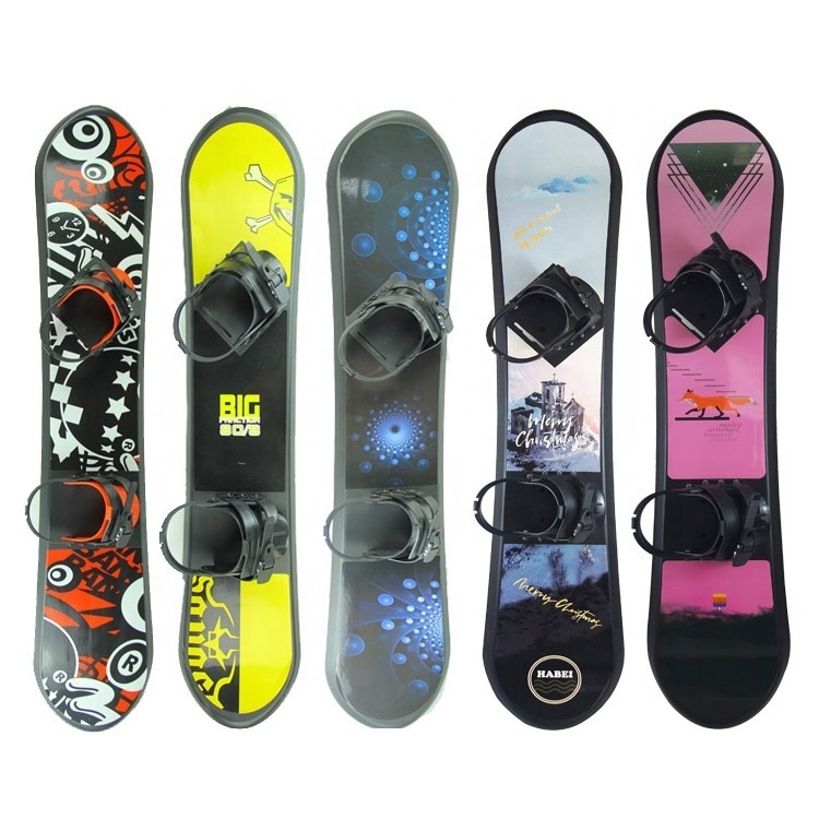 2024 Plain white Blank Wooden Snowboards without Bindings