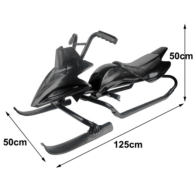 New Type Popular Cheap Kids Motorless Snowmobile Snow Scooter