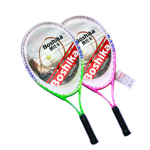 Custom 23 inch Parent Child Sports Game Toys Playing Game Plaything Sports Supplies Mini Alloy Tennis Racket for Children