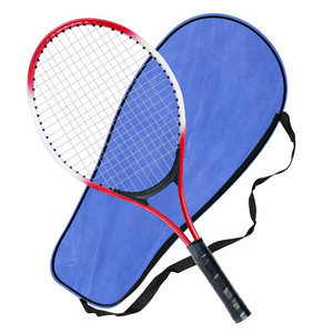 Custom Ferroalloy Self-training Tennis Racket Single Trainer Children's Beginners Serve Tennis Racquets With Line