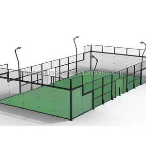 10x20m professional classic padel court good quality outdoor paddle court with artificial  grass