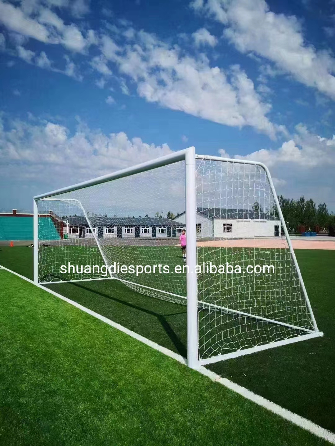 International standard outdoor sport training soccer gate football goal post target backyard soccer goal