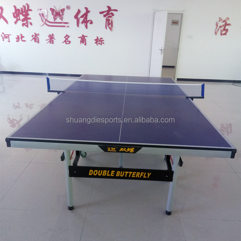 China manufacturer direct supply upgraded table tennis table with brake