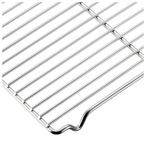 Hot selling Heavy duty Rectangular BBQ stainless steel grid out cooking accessories metal grill grate