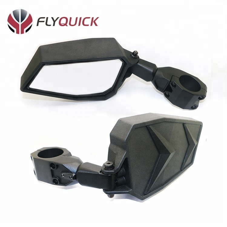 New Design Aluminum arm and plastic frame mirror folding rearview side mirror for atv utv