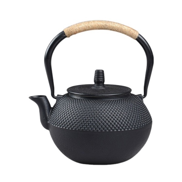 Chinese  black Cast Iron Teapot with 1200ml