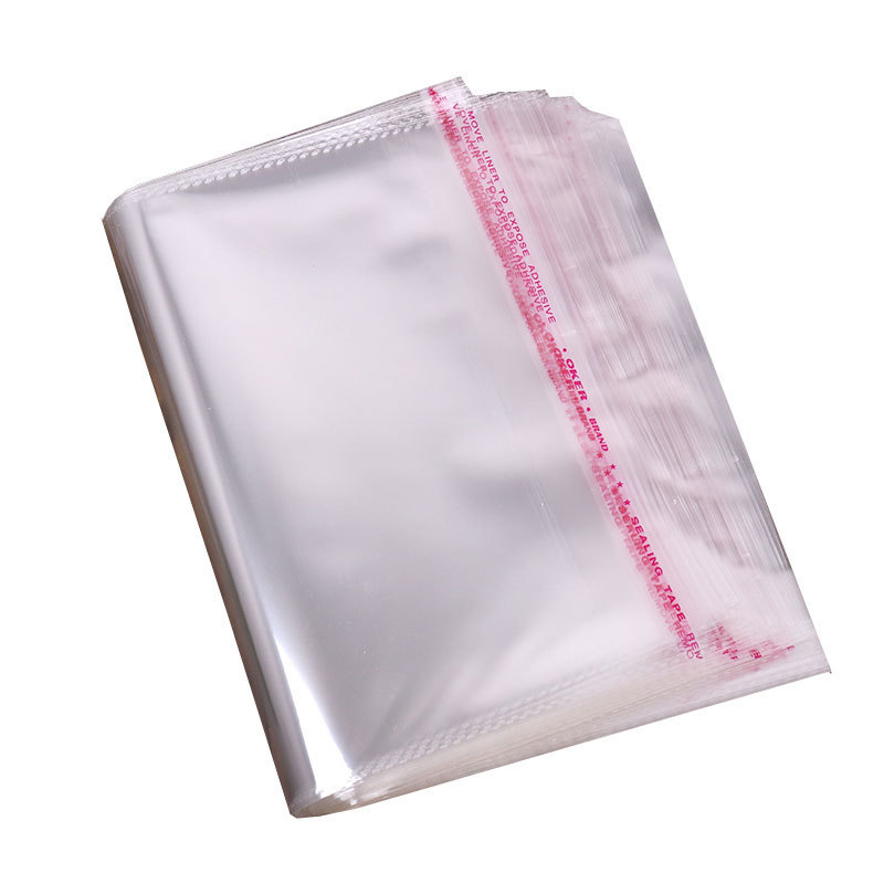 Wholesale Customized Self Seal Adhesive OPP Poly Plastic Cello Packaging Bags For Cellophane Candy Garment Clothing