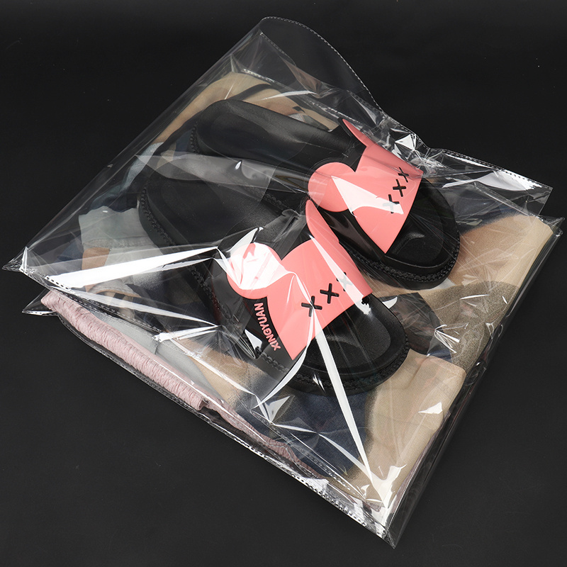 Wholesale Customized Self Seal Adhesive OPP Poly Plastic Cello Packaging Bags For Cellophane Candy Garment Clothing