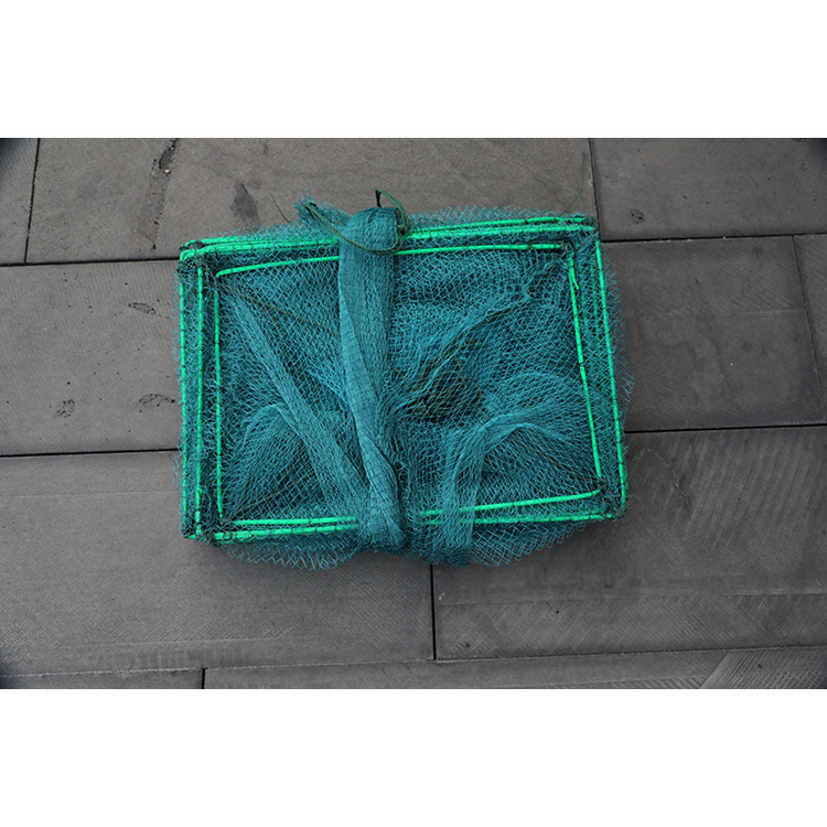 Fish Pot PE Hot-selling Long Folding Fishing Catch Fish ,shrimp...etc Aquaculture Traps,aquaculture Traps 40x55x19 Durable