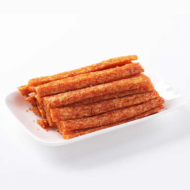 ShuangJiao Hot Sells Spicy Strip Chinese Snack Food Wholesale Manufacturer Snack Latiao