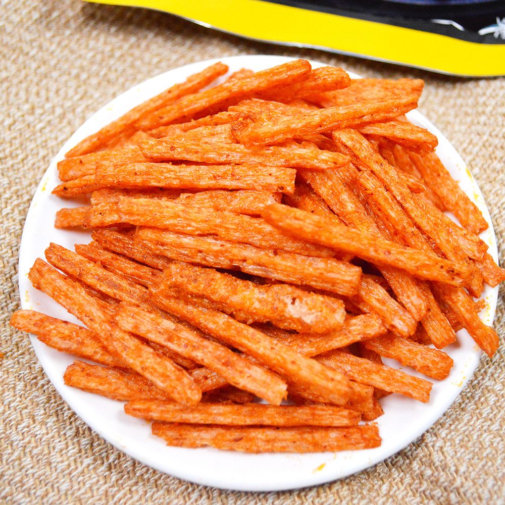 50g Hot Spicy Strip Per Bag Spicy Chewy Snacks Food Chilli Snack Bean Snacks Spicy Gluten Sticks Chinese Special Latiao