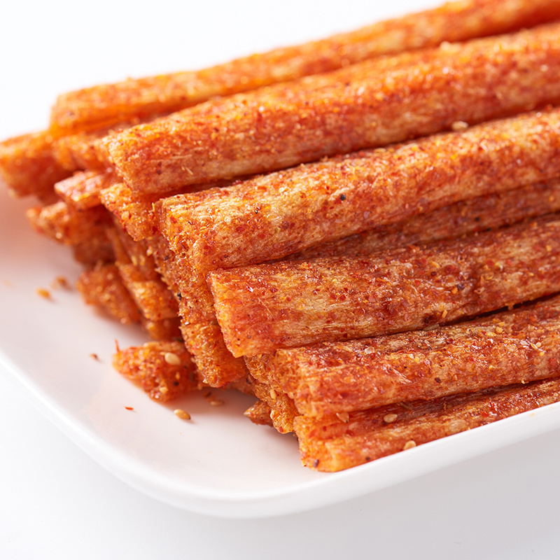 ShuangJiao Hot Sells Spicy Strip Chinese Snack Food Wholesale Manufacturer Snack Latiao