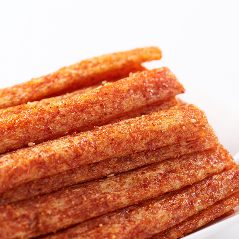 ShuangJiao Hot Sells Spicy Strip Chinese Snack Food Wholesale Manufacturer Snack Latiao