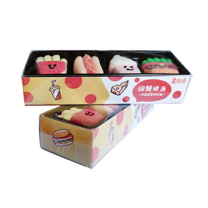 Factory Supply Colorful Fruity Colored Snowman Cartoon Shaped Chocolate Chinese Snacks Fruit Flavor Candy Sweets