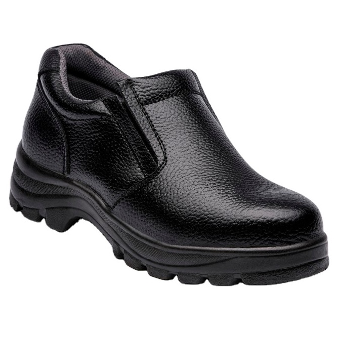 manworker comfortable safety shoe black boot footwear polyuretan for injection shoe steel toe shoes