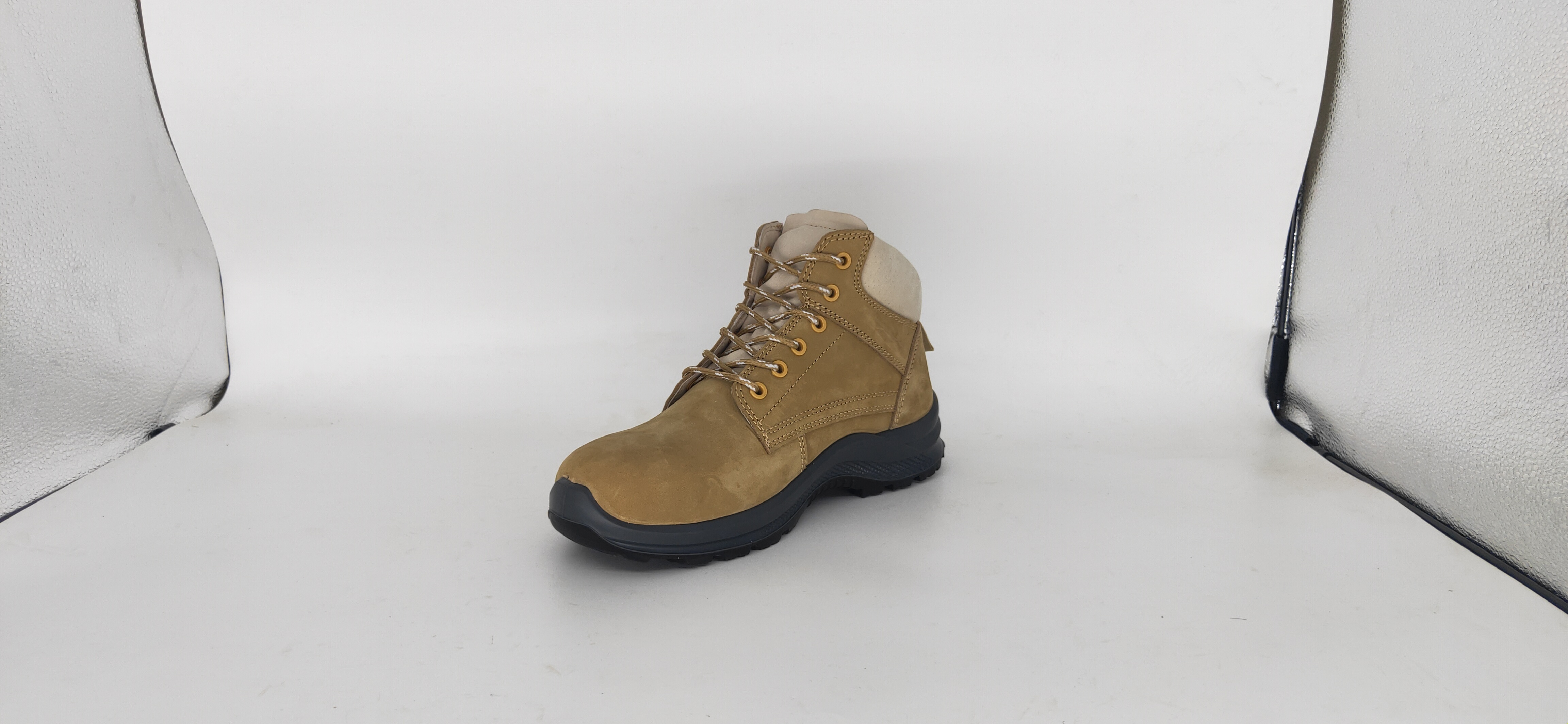 Goodyear Toe Cap Construction Shoes Work Safety Boots Composite Steel Custom Men Leather Unisex OEM Customized Anti American ISO