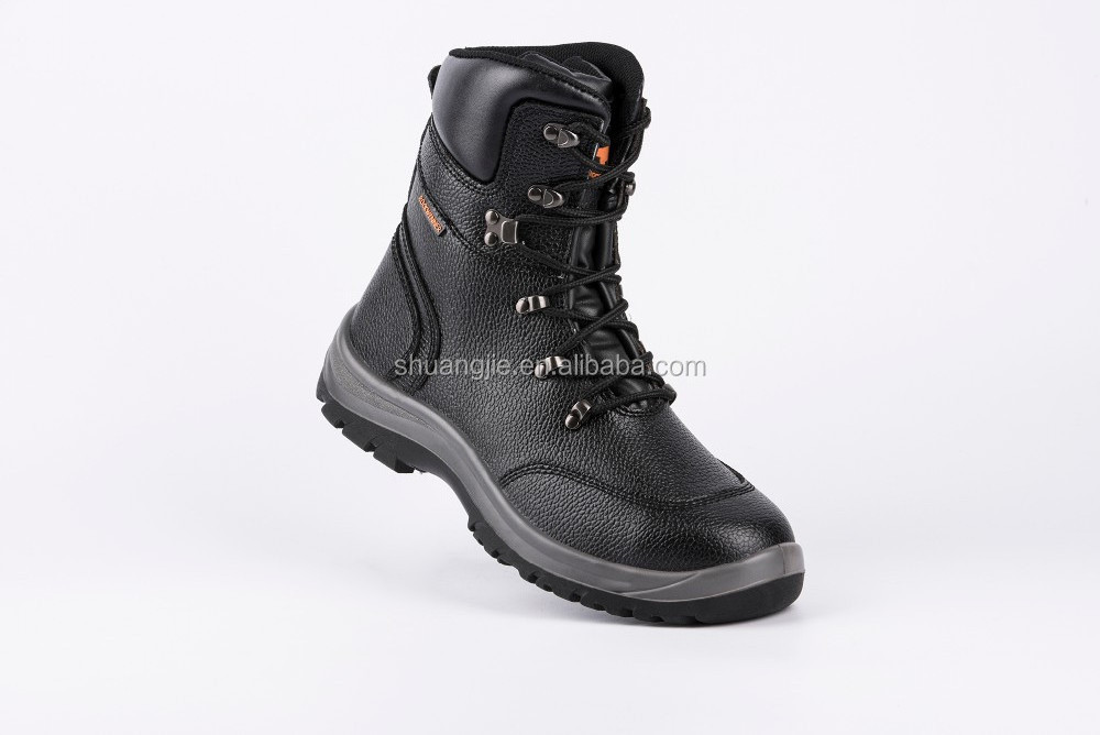 high cut welders welding shoes safety boots, feet protection equipment, split leather upper,SJ-6165