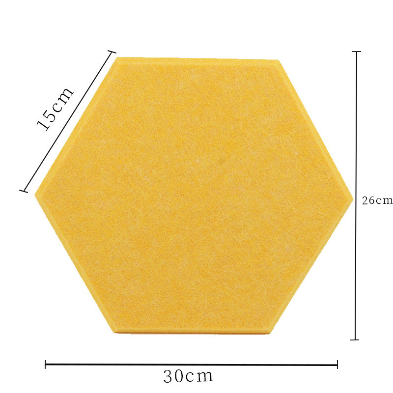 Good Sound hexagon acoustic wall panels 3d hexagon polyester acoustic panel Pet Hexagonal Soundproof For Outdoor