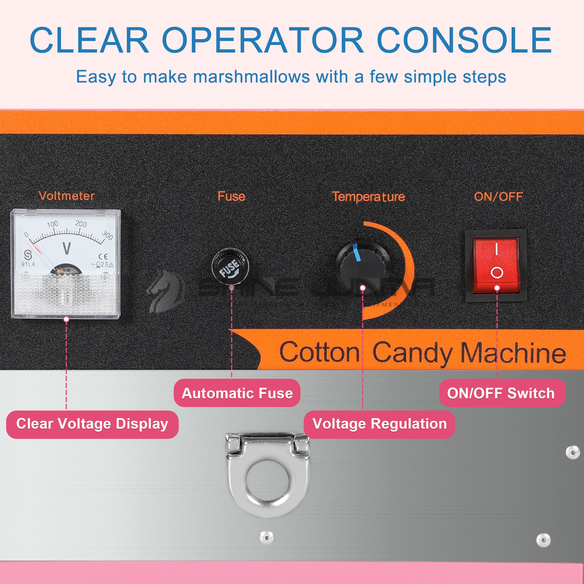 1000W Commercial sugar automatic cotton candy making machine floss small cotton candy machine electric cotton candy machine