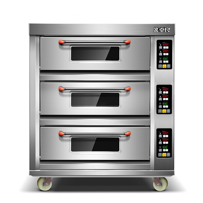 Hot sales Industrial oven for baking bread 3 deck 9 trays portable cake baking oven