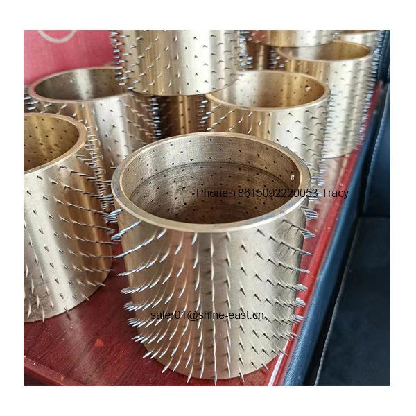 Stainless pin sleeve pin roller Brass Perforation roller for micro perforation machine /Perforation roller for spinning machine