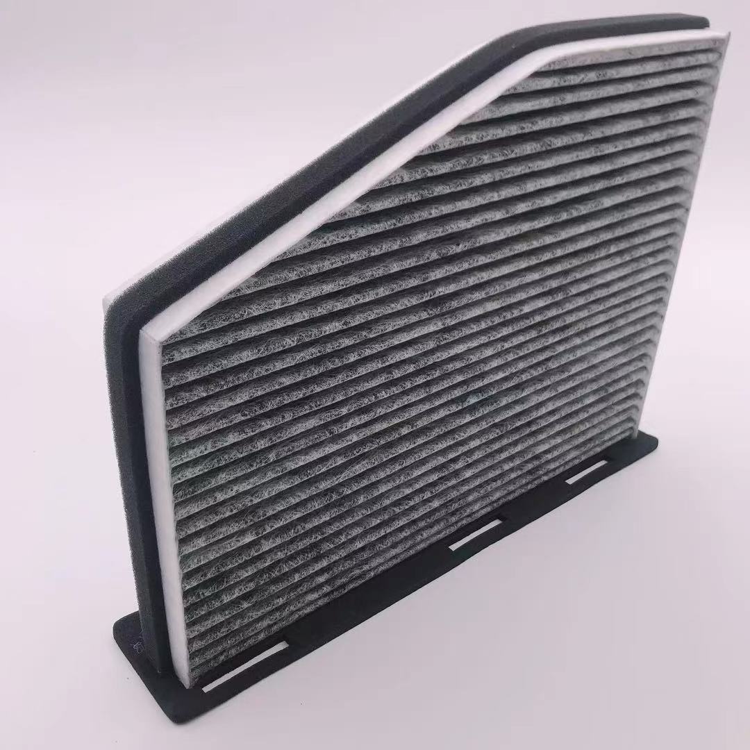 High efficiency eliminating smell electrostatic adsorption Activated carbon cloth air conditioning filter element for car