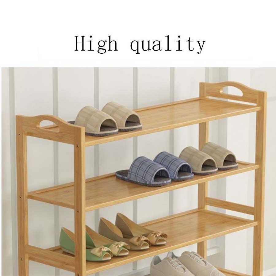 6 Tier Multilayers Wooden Shoe Rack Pine Storage Shoe rack