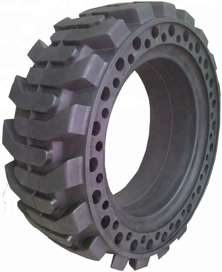 10 16.5 bobcat solid rubber tires for trailers solid skid steer tyre 10x16.5