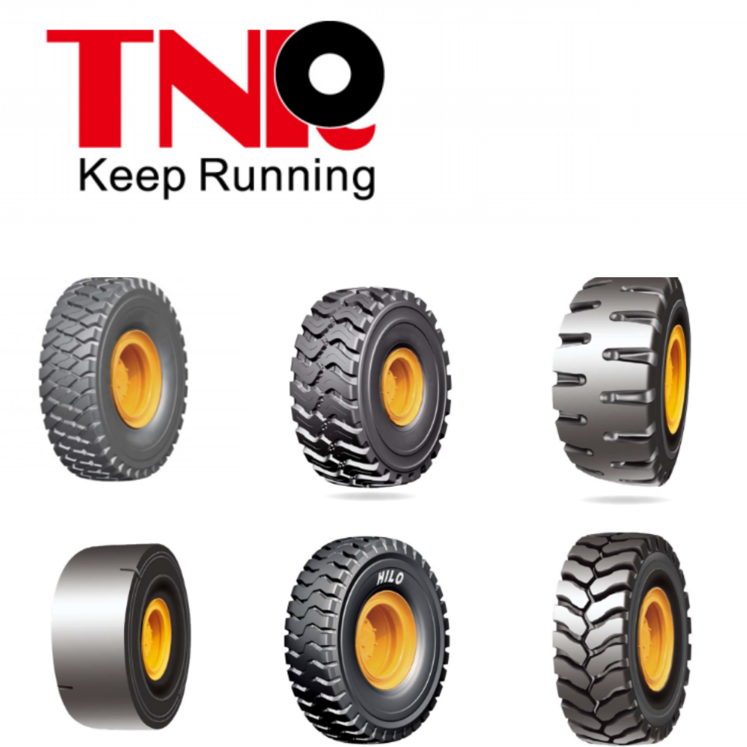 HILO Brand Radial OTR Tyre 23.5R25 26.5R25 29.5R25 L-3/E-3 Wheel Loader & Articular Dumper Truck Tires