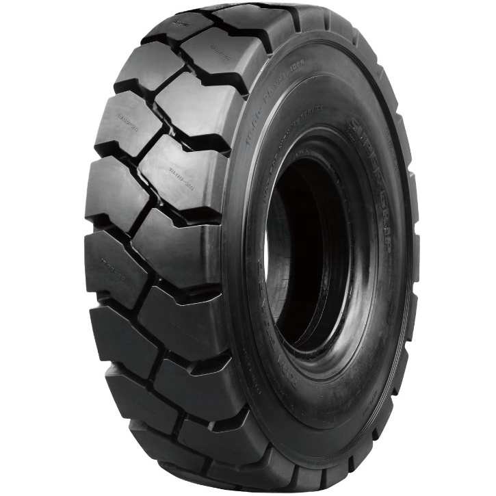 Forklift Crane 16.00-25 36PR Solid Tires For Front Rear Wheel