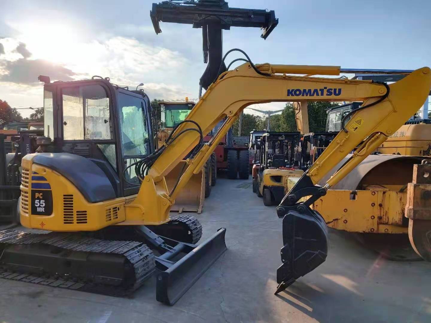 Komatsu brand used mini excavator PC55 PC35 PC60 Secondhand Komatsu 5 ton digger excavators for sale